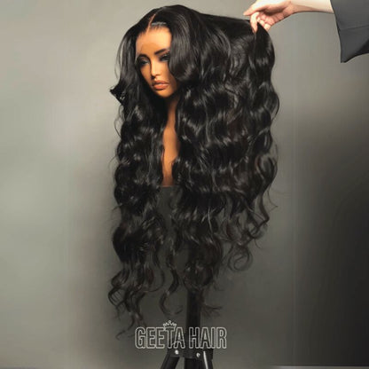 $179 26Inch 180% Density Body Wave Lace Frontal Wig Upgrade Invisi Drawstring Glueless Wigs Flash Sale
