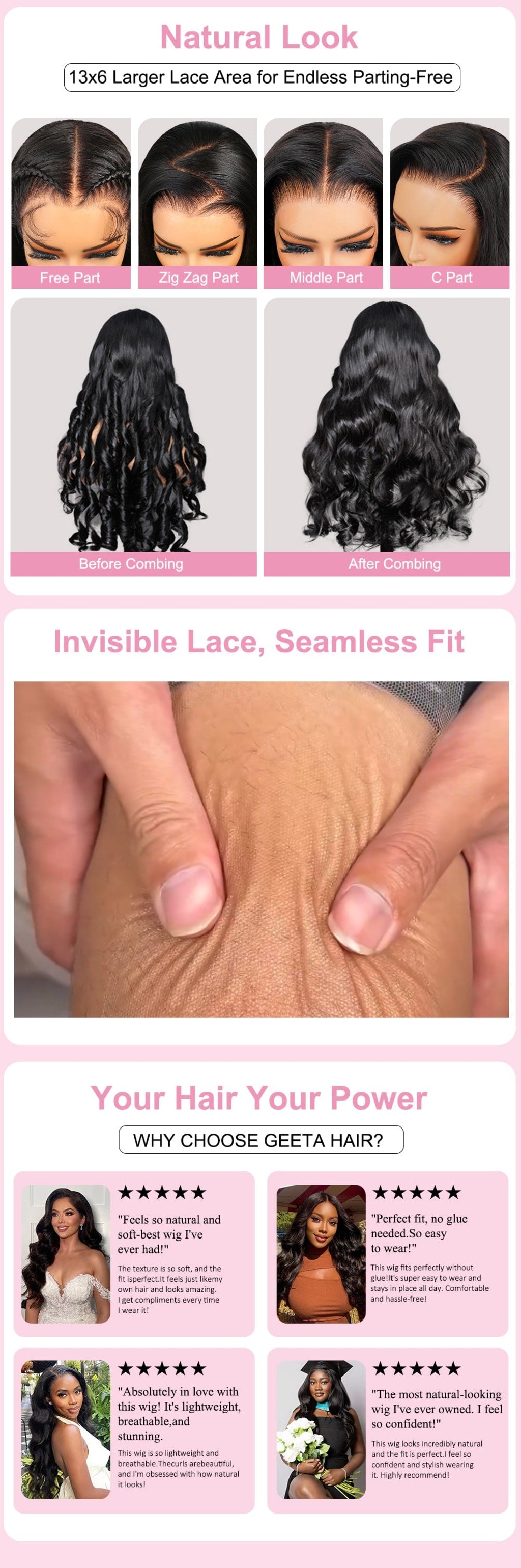 $179 26Inch 180% Density Body Wave Lace Frontal Wig Upgrade Invisi Drawstring Glueless Wigs Flash Sale