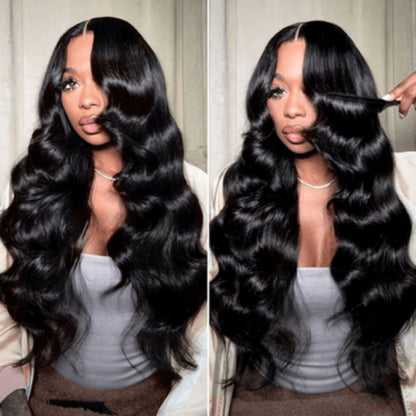 $179 26Inch 180% Density Body Wave Lace Frontal Wig Upgrade Invisi Drawstring Glueless Wigs Flash Sale